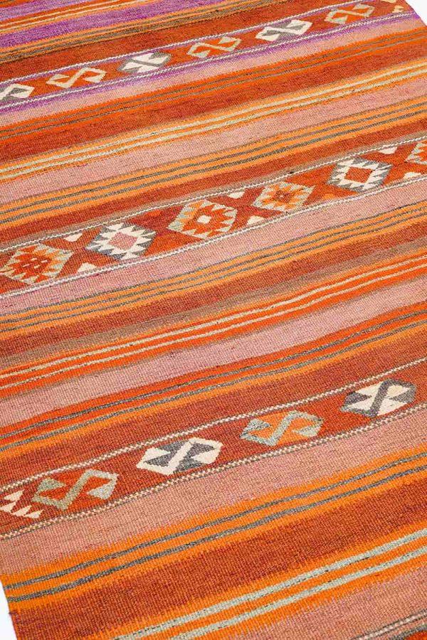 Antique Afghan Balouch Kilim - Bright Orange