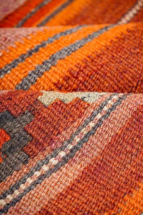 Antique Afghan Balouch Kilim - Bright Orange
