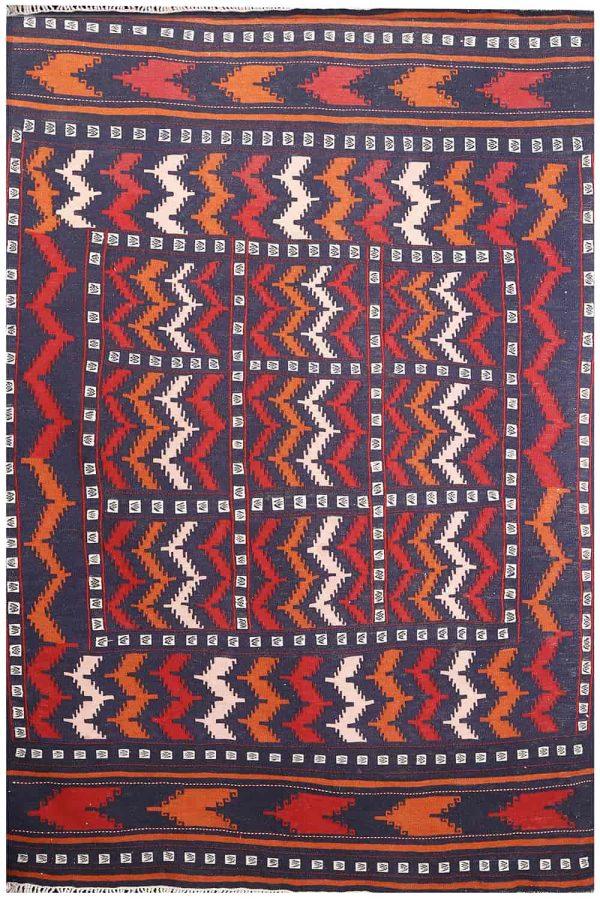 Afghan Balouch Kilim - Dark Blue
