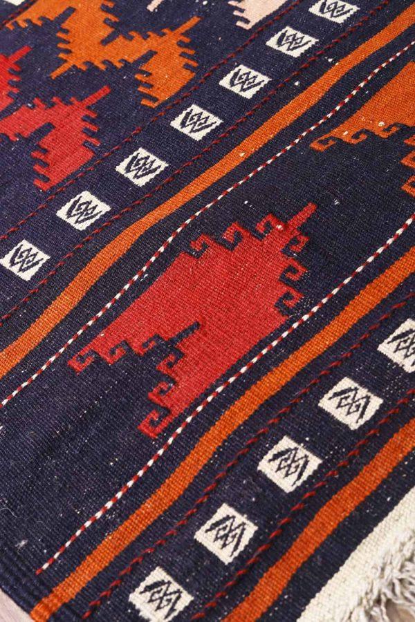 Afghan Balouch Kilim - Dark Blue