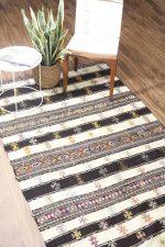 Afghan Kilim - Black And White