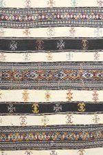 Afghan Kilim - Black And White