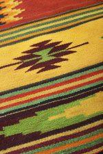 Afghan Kazak Kilim - Yellow And Red