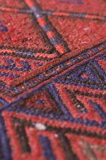 Afghan Sumak Kilim - Deep Red
