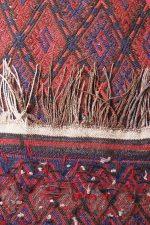 Afghan Sumak Kilim - Deep Red