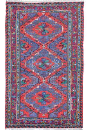 Afghan Sumak Kilim - Red & Blue