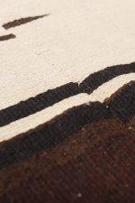 Afghan Uzbek Kilim - Beige & Brown