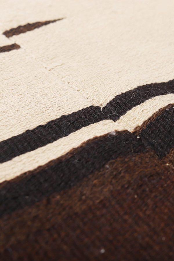 Afghan Uzbek Kilim - Beige & Brown
