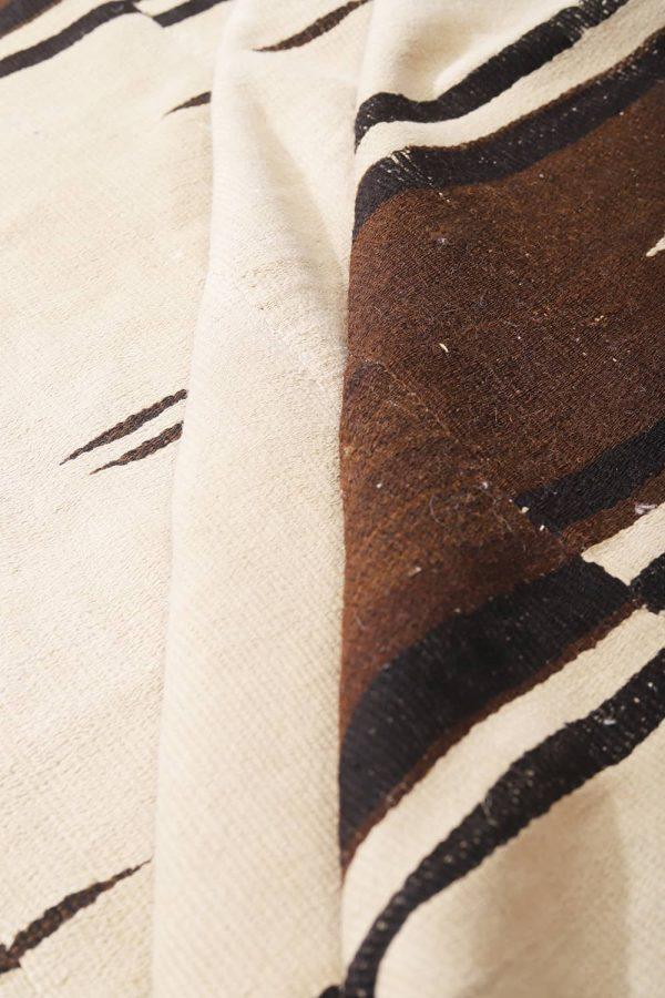 Afghan Uzbek Kilim - Beige & Brown