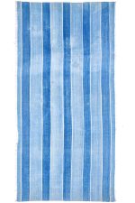 Vintage Agra Jail Cotton Kilim - Blue Stripes