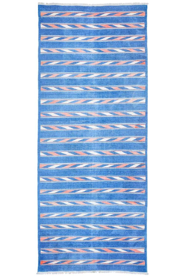 Antique Agra Jail Kilim - Gallery Runner