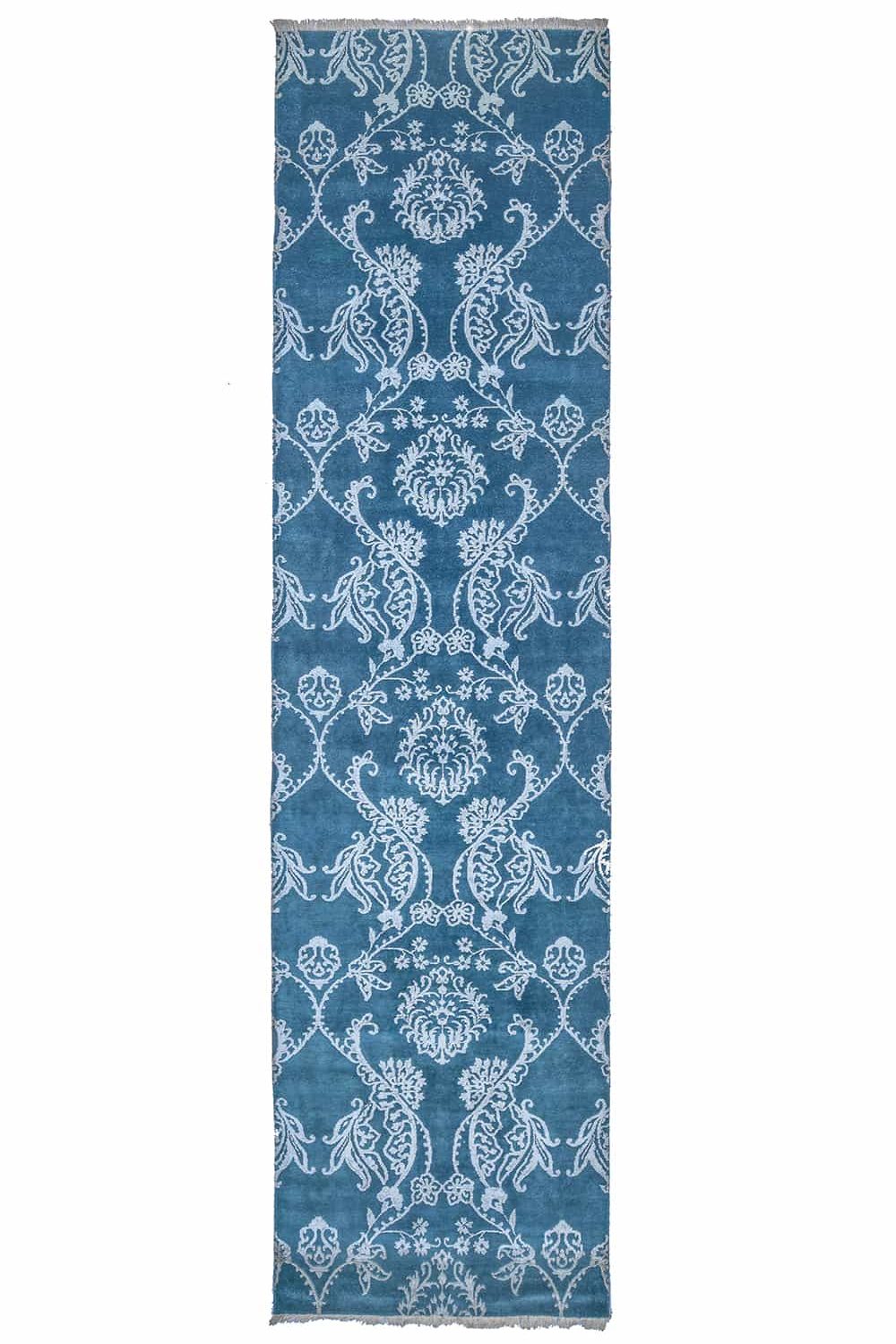 Damasque Turquoie Silk And Wool