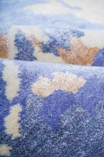 Erased Luxe Collection - Blue And Sand Brown