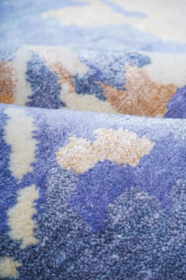 Erased Luxe Collection - Blue And Sand Brown