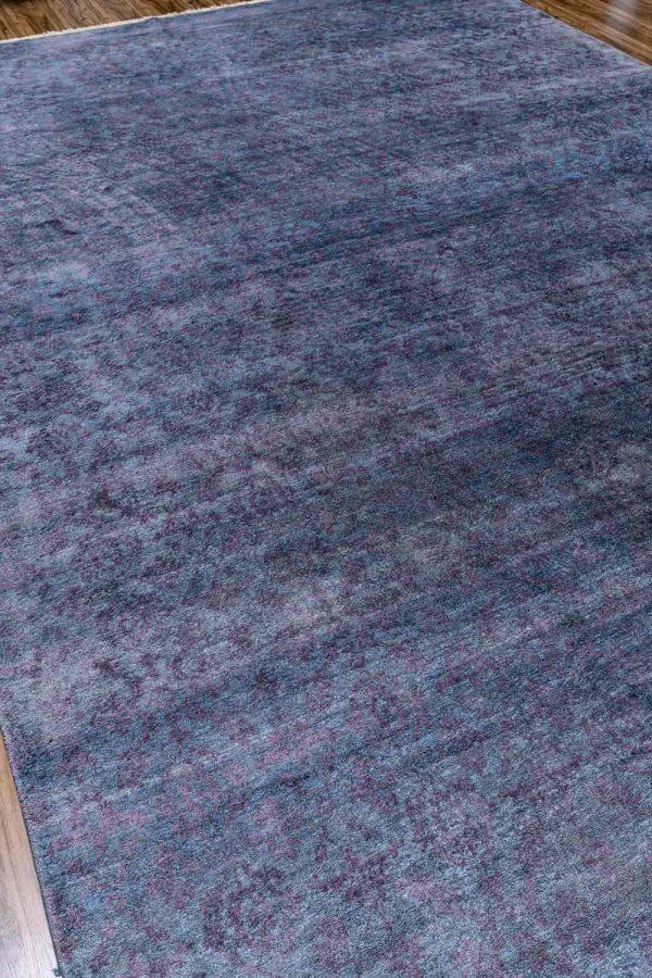 Montage Overdyed Saree Silk - Steel Cut