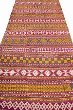 Antique Uzbek Jejim Stripe Kilim Runner