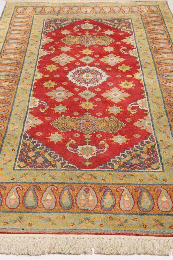 Vintage Agra Jail Summer Carpet Cotton - Paisely border