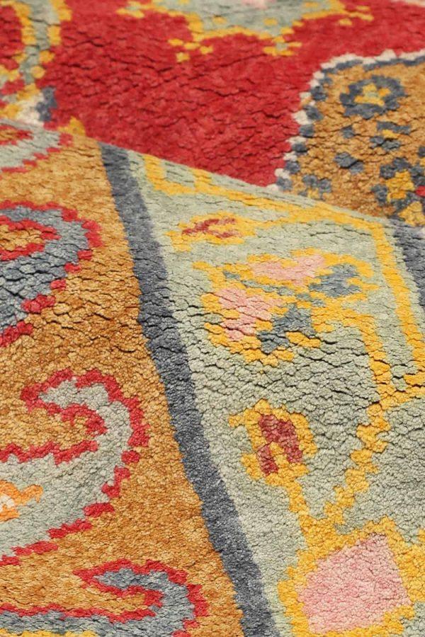 Vintage Agra Jail Summer Carpet Cotton - Paisely border