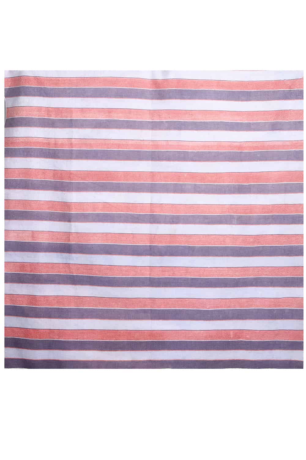 Vintage Agra Jail Cotton Kilim – Pink and Purple