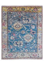 Antique Agra Jail - Sea Blue Lotus