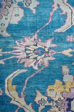 Antique Agra Jail - Sea Blue Lotus