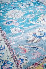 Antique Agra Jail - Sea Blue Lotus