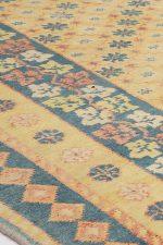 Antique Agra Jail Cotton Carpet - Summer Sun