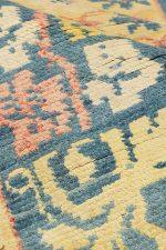 Antique Agra Jail Cotton Carpet - Summer Sun