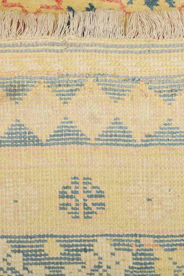 Antique Agra Jail Cotton Carpet - Summer Sun