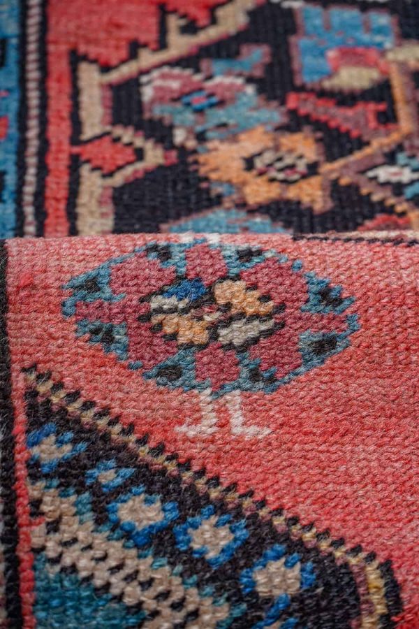 Antique Caucasian Runner - Tribal Eight Point Star
