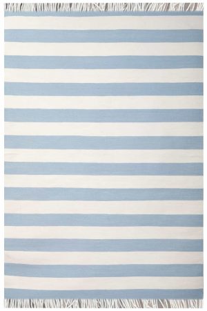 Greek Azure Flatweave - Aqua
