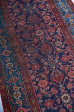 Antique Herat Hamadan Floral Runner