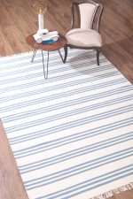 Indo Agra Woollen Flatweave - Linear