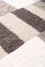 Indo Architectural Woollen Flatweave - Boxed in Grey