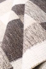 Indo Architectural Woollen Flatweave - Boxed in Grey