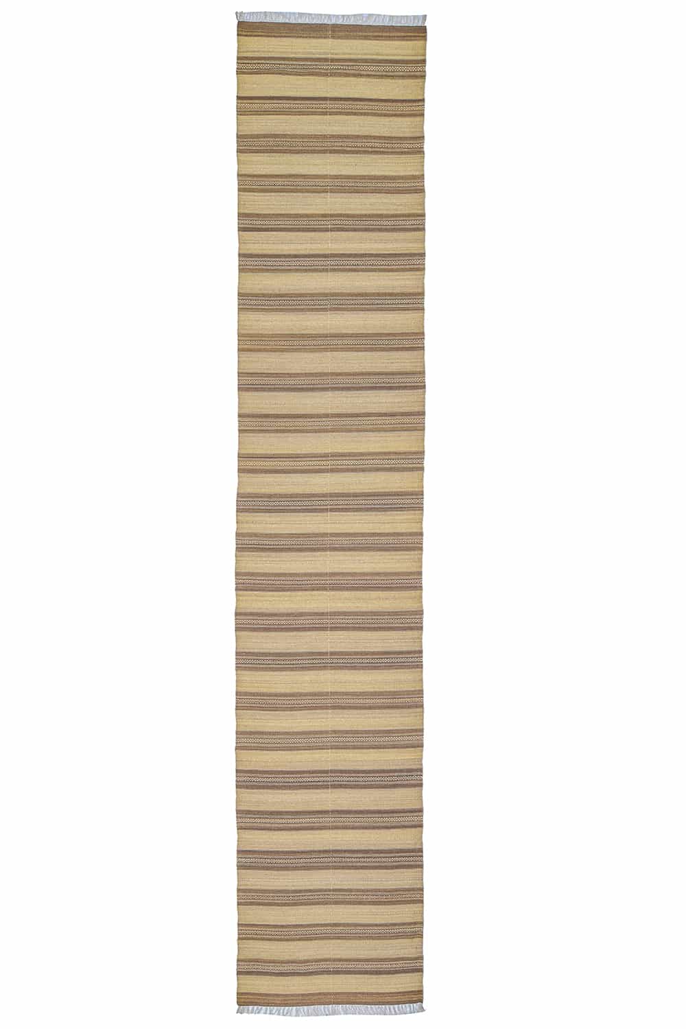 Indo Bamiyani Flatweave Runner – Almond