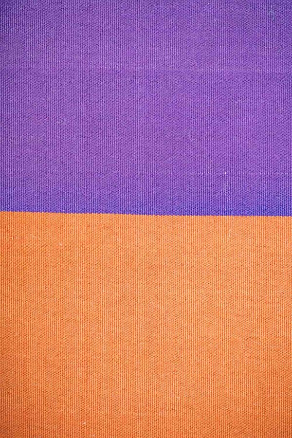 Indo Cotton Flatweave Runner - Purple Orange
