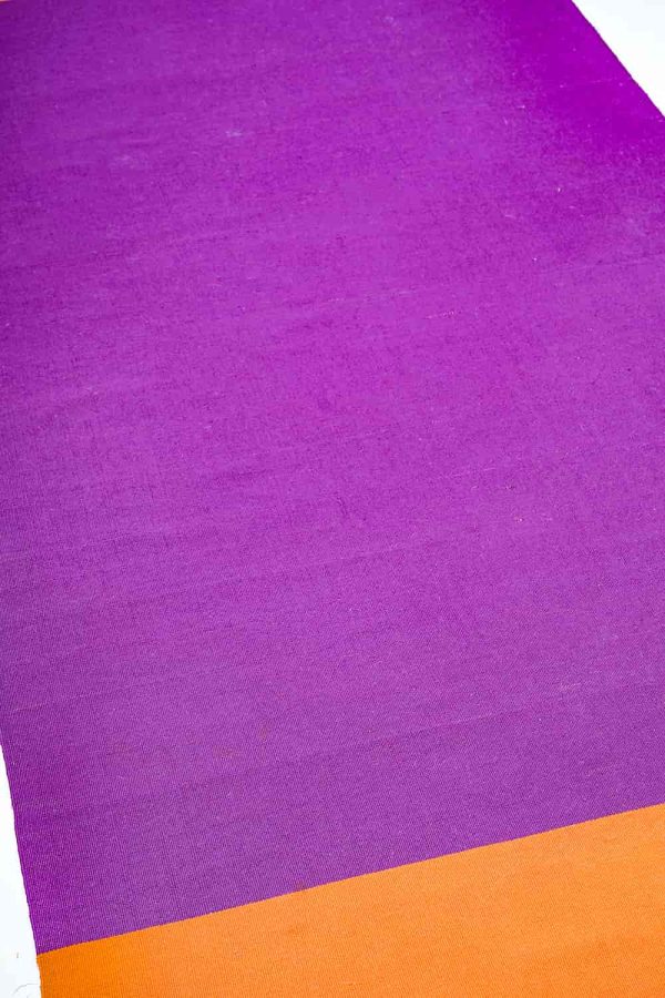 Indo Cotton Flatweave Runner - Purple Orange