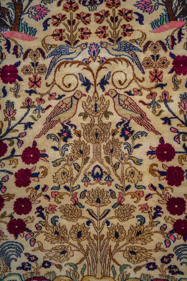 Indo Dabeer Kashan Runner - Garden of Paradise