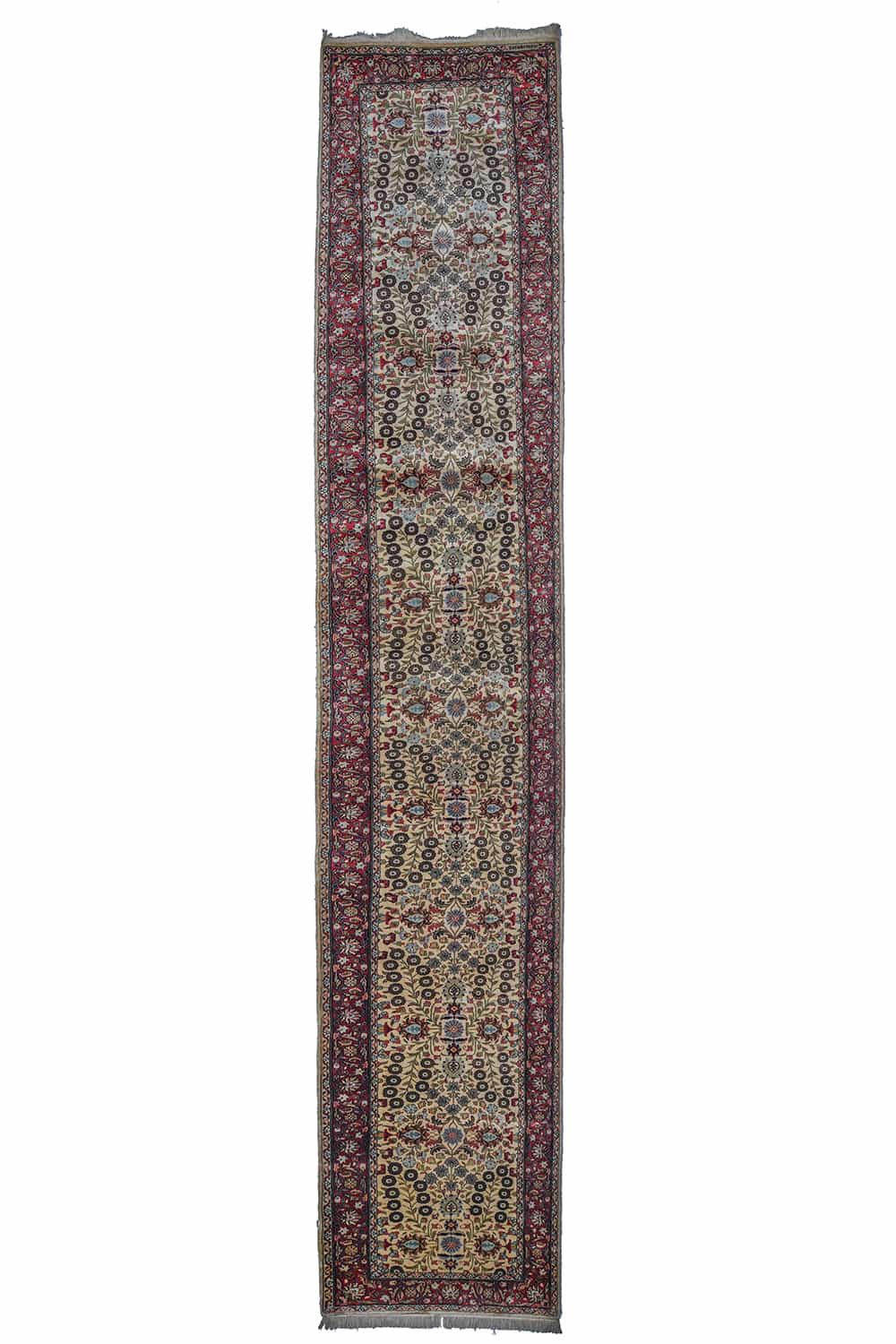 Indo Dabeer Kashan Runner – Hyacinth Vines