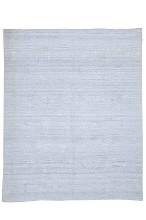 Indo Evil Eye Flatweave - Silver
