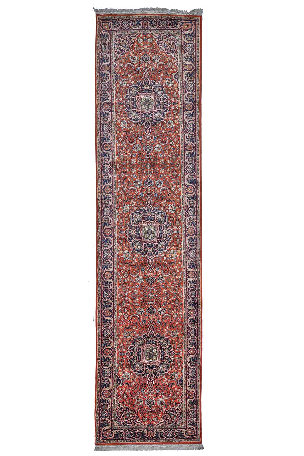 Indo Kashan Runner - Burnt Sienna | Timeless Antique Rugs | Carpet Cellar