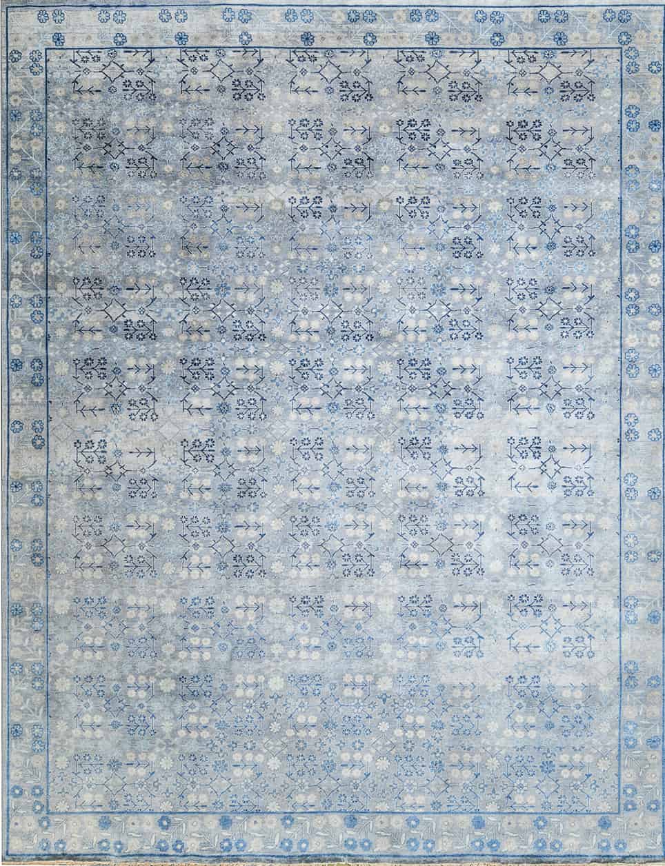 Indo Oushak – Blue Hyacinth