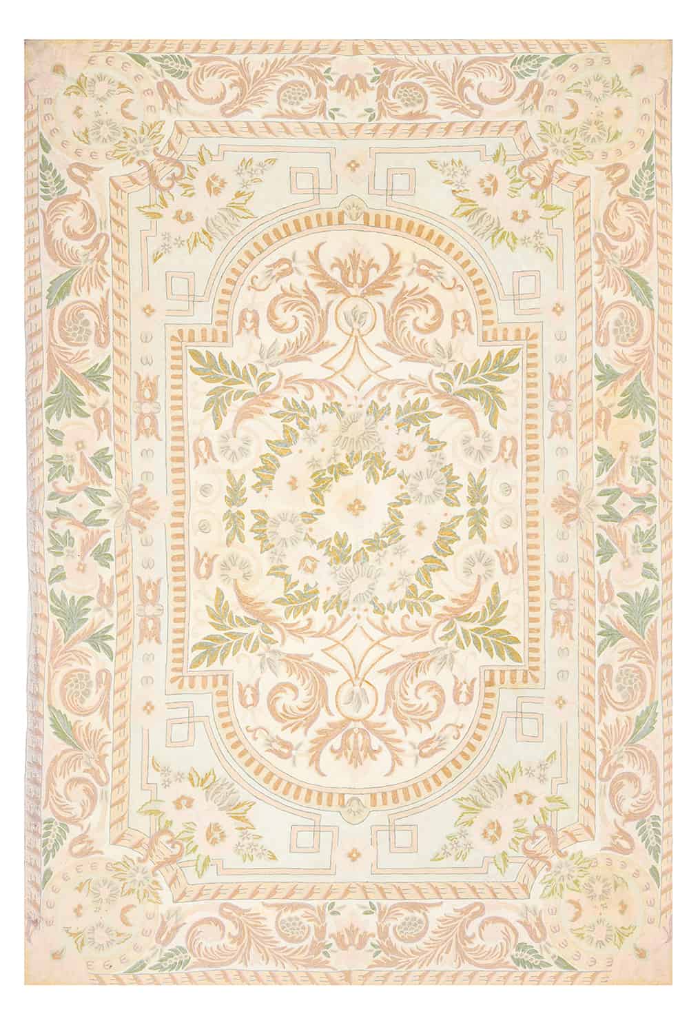 Indo Woollen Chain Stitch Textile
