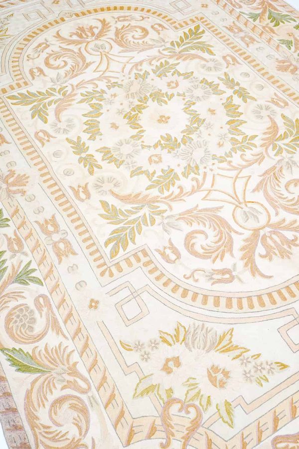 Indo Woollen Chain Stitch Textile