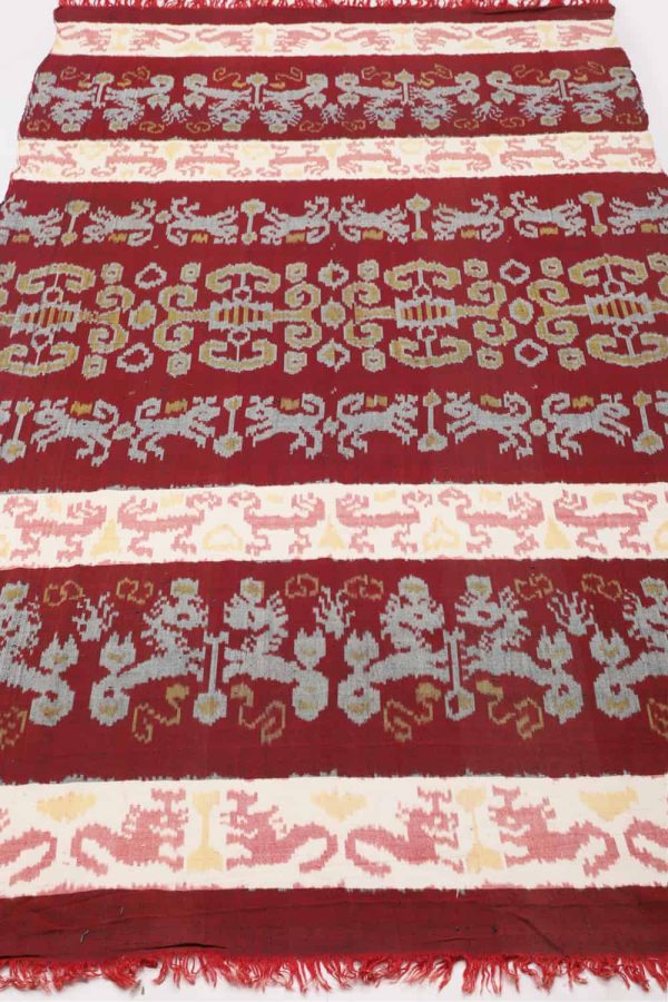 Vintage Indonesian Sumbawa Handwoven Ikkat Textile - Wall Hanging
