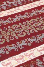 Vintage Indonesian Sumbawa Handwoven Ikkat Textile - Wall Hanging