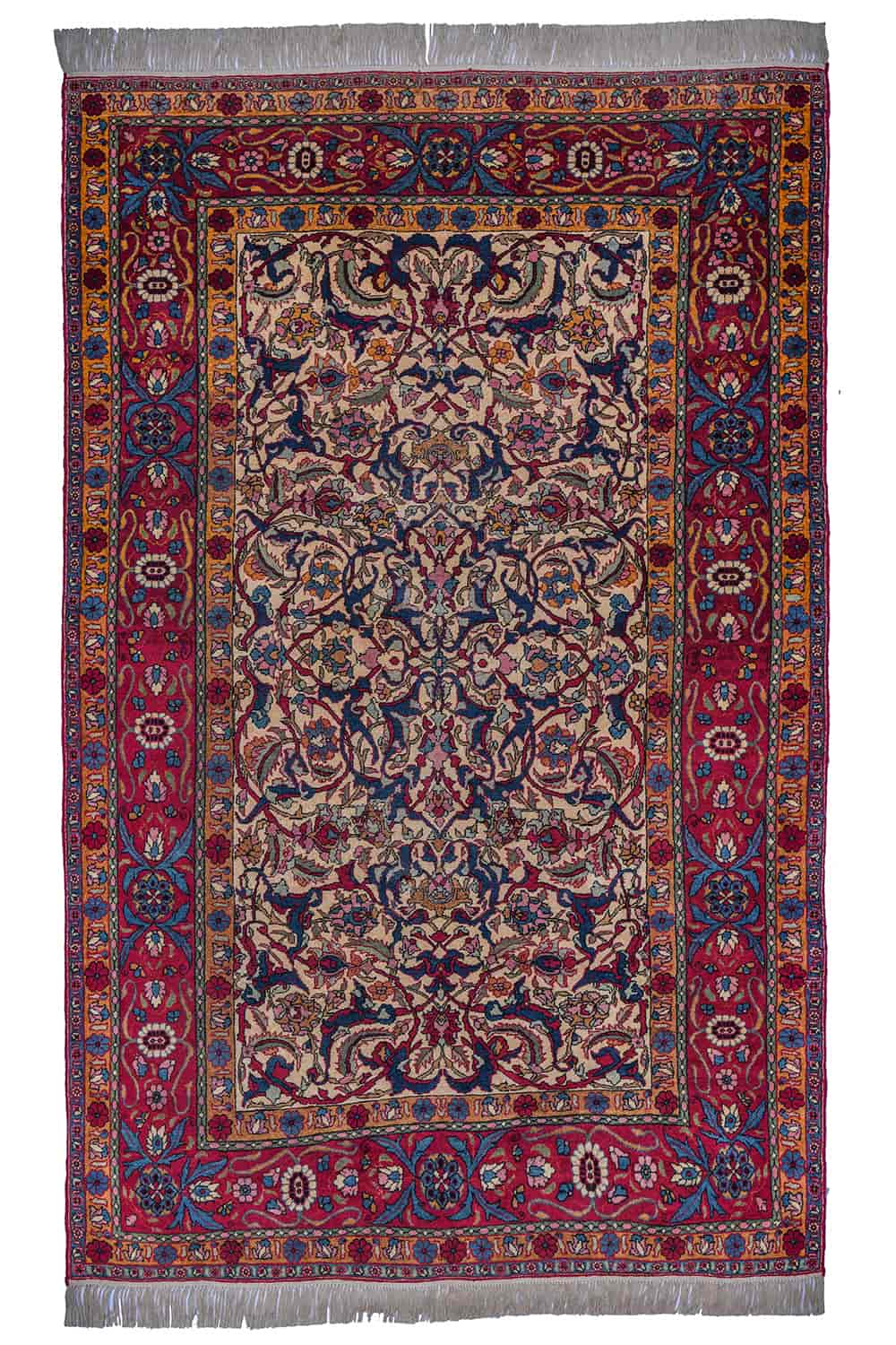 Antique Persian Isfahan – Bright Blooms