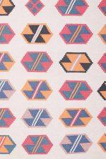 Kazak Inspired Flatweave Rug - Quadilateral