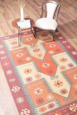 Kazak Kilim - Prayer Design Slit Weave